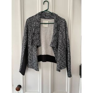 Jack black heather cropped cardigan sweatshirt M